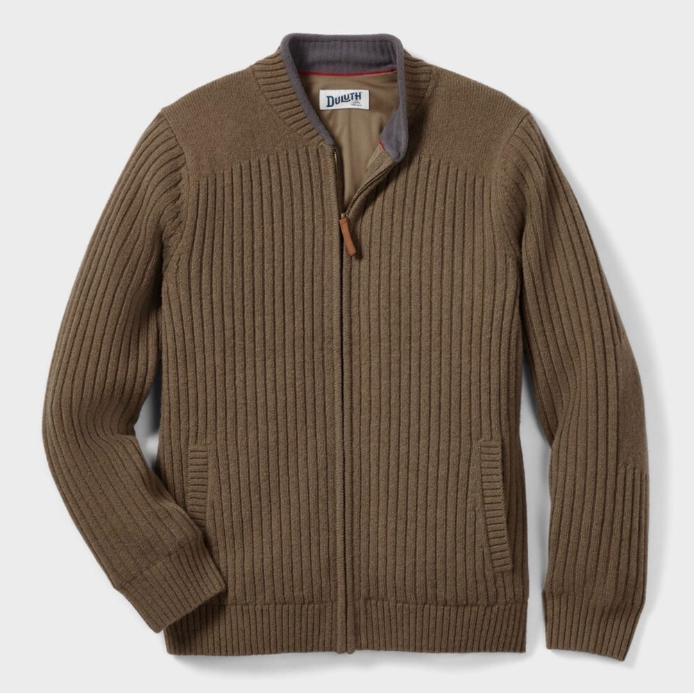 Men's Shetland Wool Windproof Zip Sweater
Color Tarmac XL - Picture 2 of 9